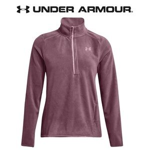 Like New Under Armour Mauve Purple 1/4 Zip Fleece Pullover in Women’s Small